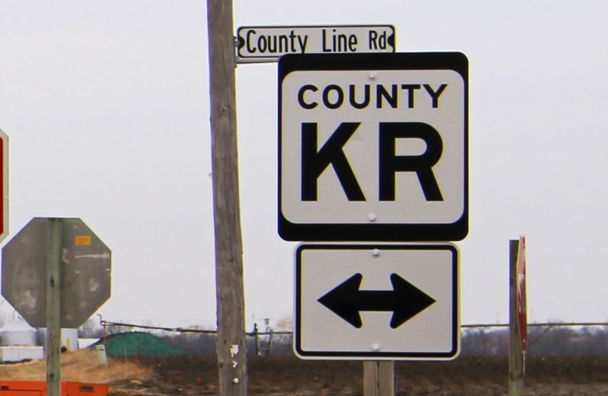 Highway KR sign