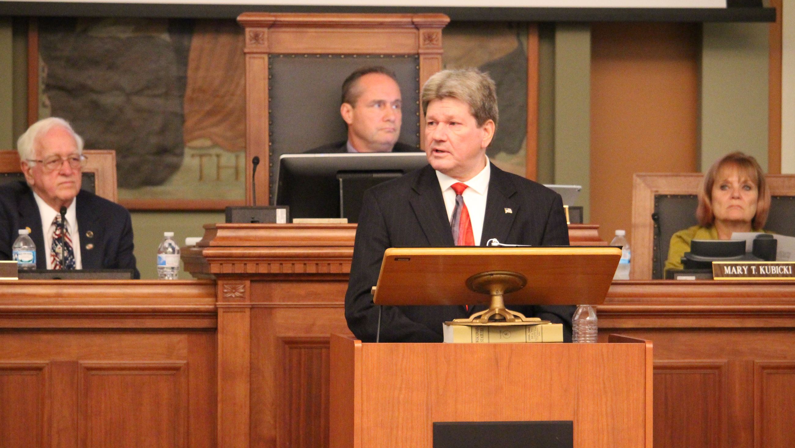 County Executive Jim Kreuser delivers his 2020 budget address