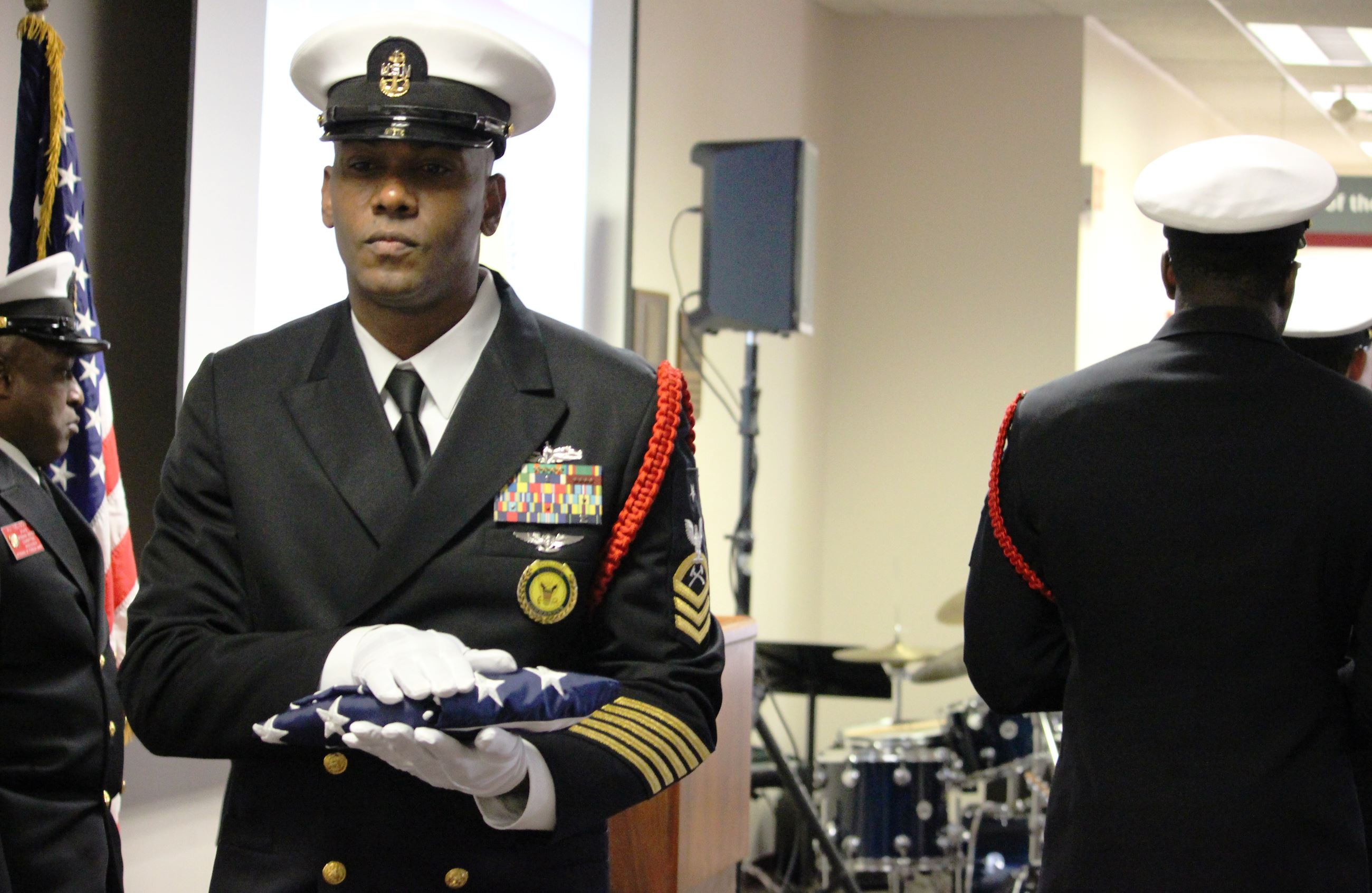 Flag ceremony at 2019 Veterans Celebration