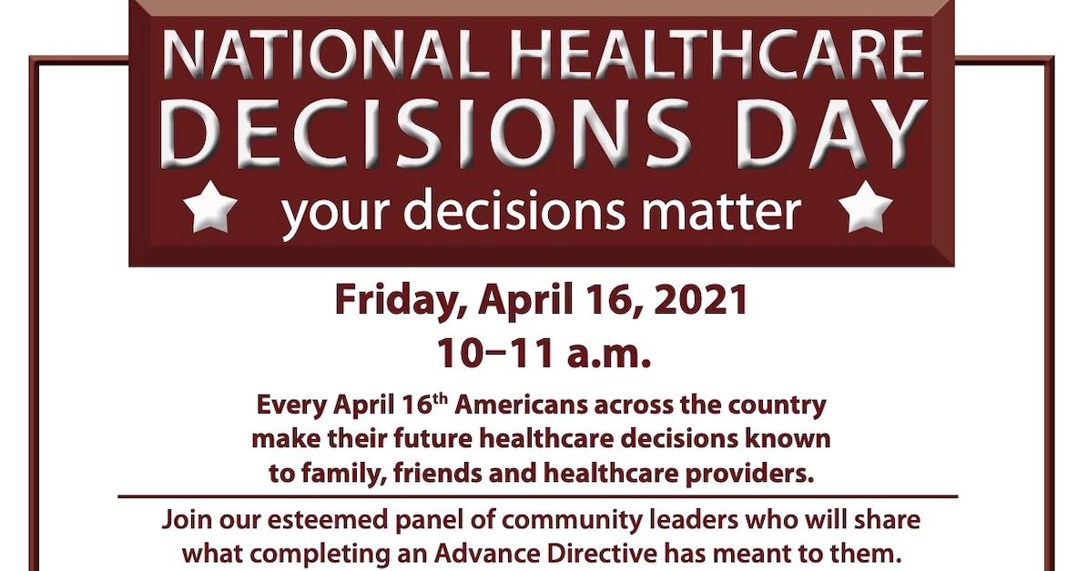 National Healthcare Decisions Day 2021 logo