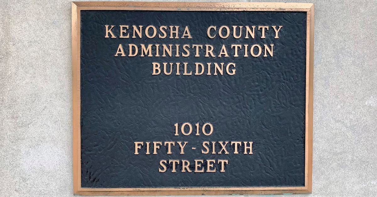 Kenosha County Administration Building sign