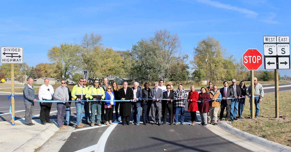 Highway S ribbon-cutting ceremony