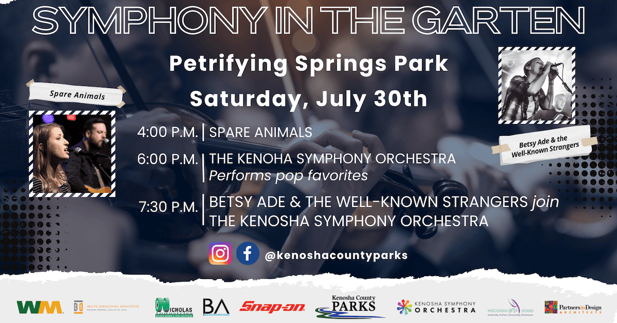 Symphony in the Garten advertising graphic