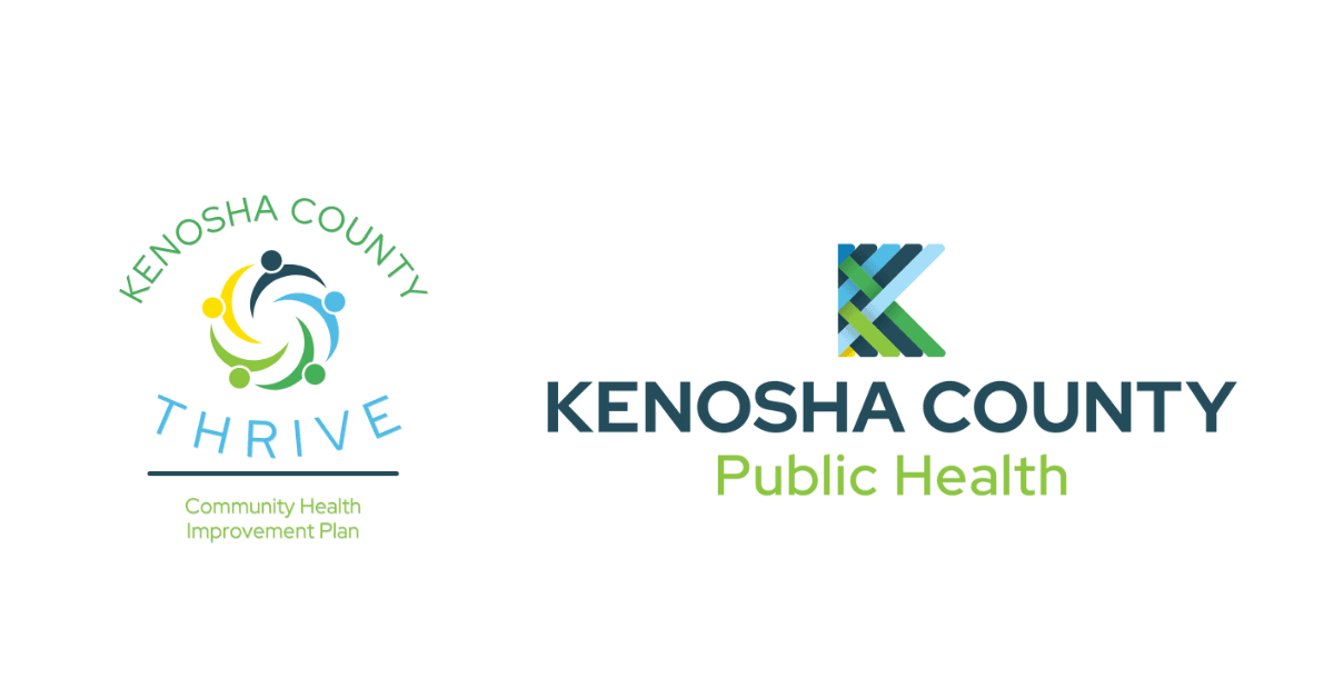 Kenosha County Thrive and Kenosha County Public Health logos