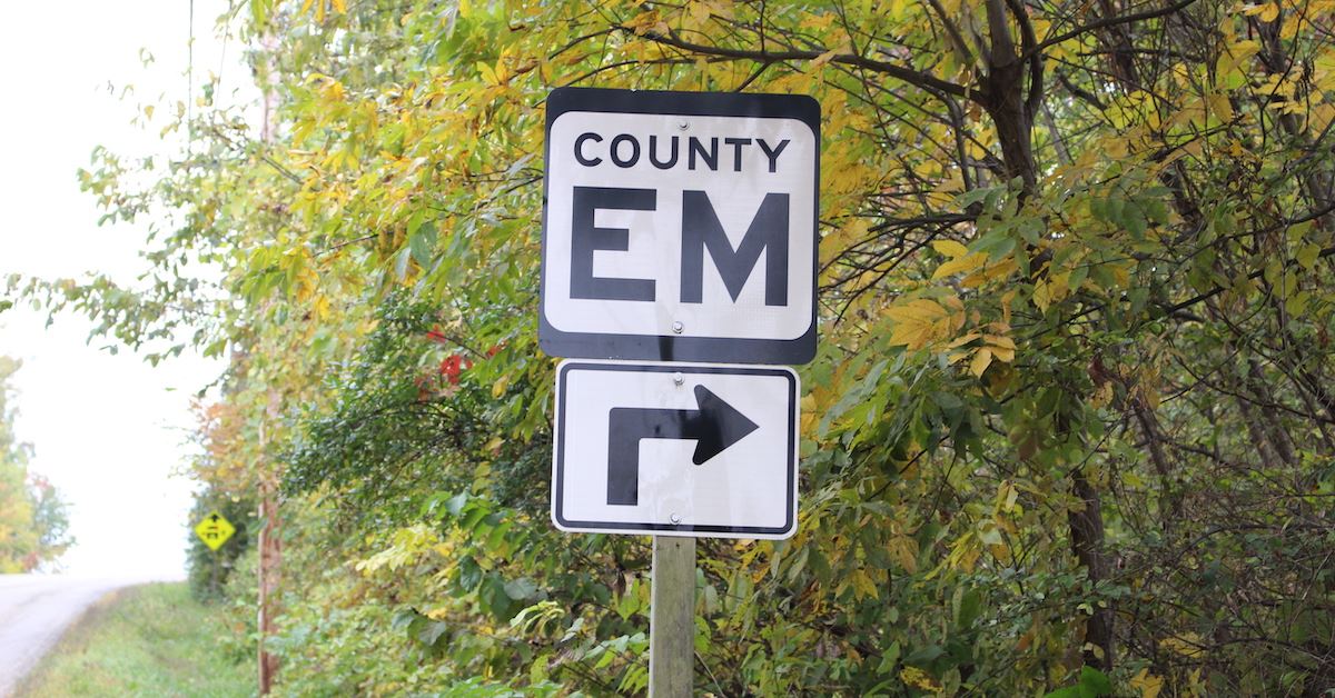 Highway EM sign