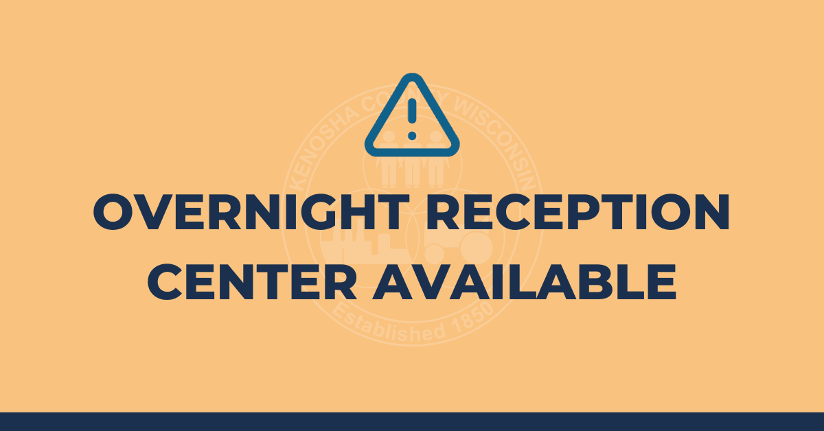 Graphic reading "Overnight Reception Center Available"
