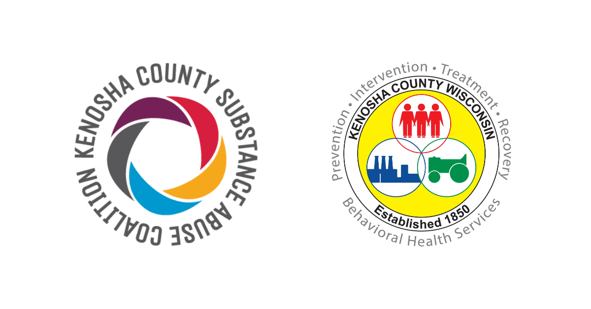 Kenosha County Substance Abuse Coalition and Kenosha County Behavioral Health Services logos