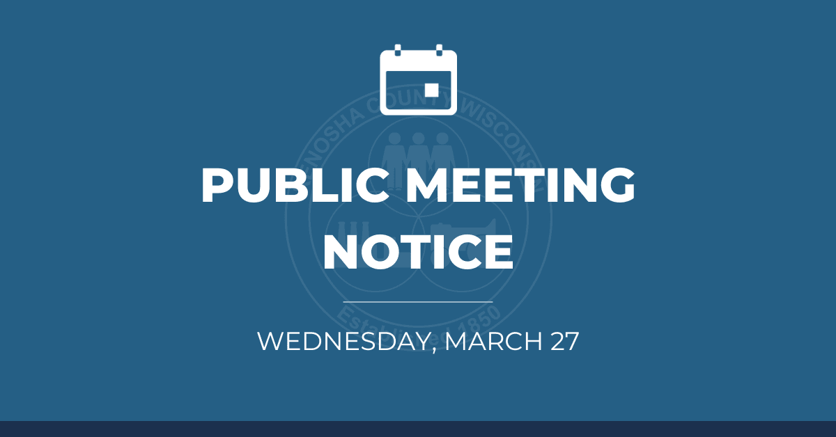 Graphic with text "PUBLIC MEETING NOTICE"