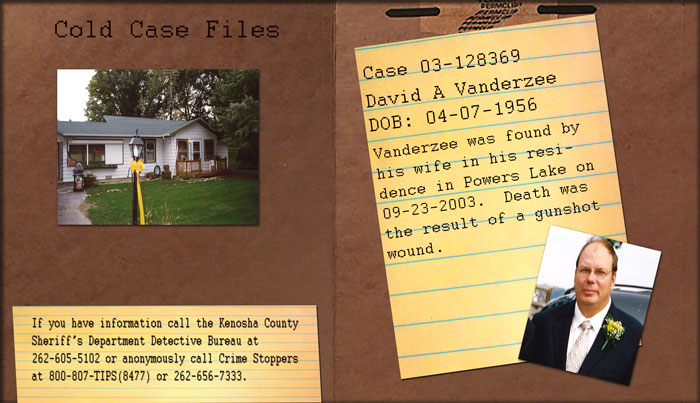 Cold Case Details - David A. Vanderzee