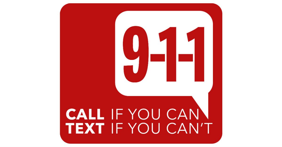 text to 911 FB LINK