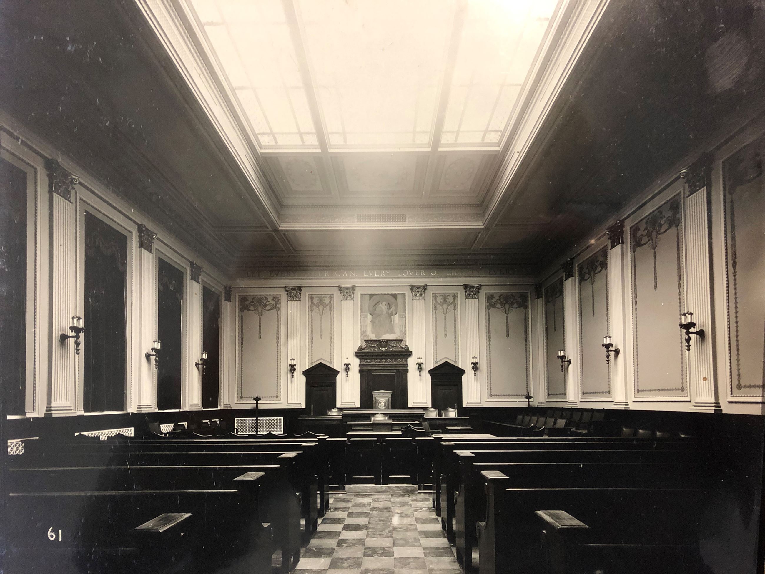Historic view of Ceremonial Courtroom
