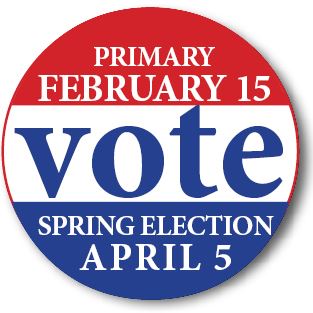 Vote Wisconsin Primary Feb 15 Spring April 5 Opens in new window