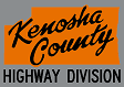 Kenosha County - Highways - Orange with Black on Silver - Small